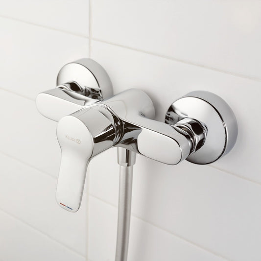 Kludi Pure&Easy Baterie dus, montaj pe perete