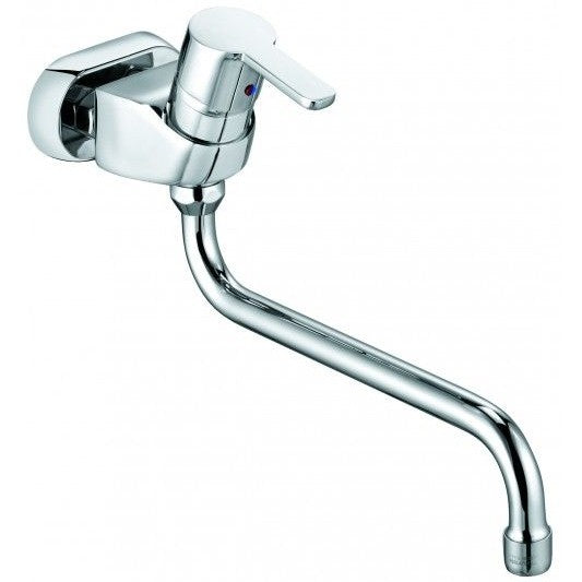 Kludi Logo Neo Baterie chiuveta bucatarie monocomanda pentru montare pe perete, 4 cm