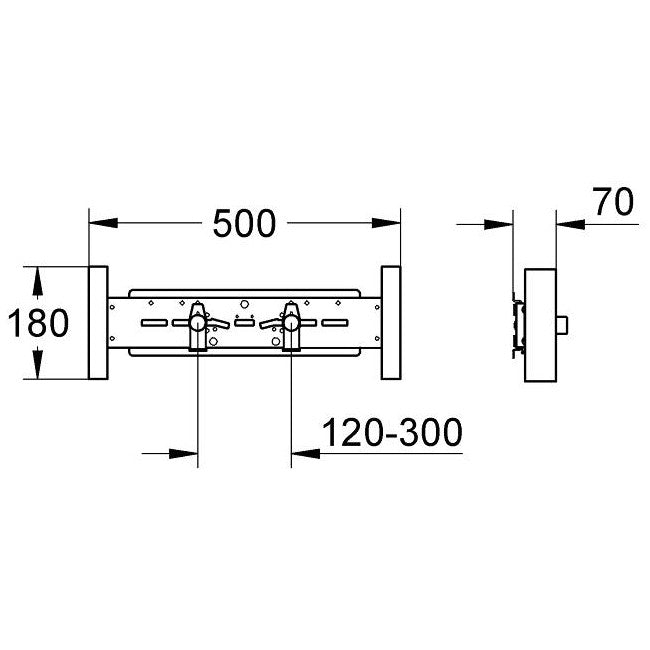 Grohe Rapid SL Suport de fixare