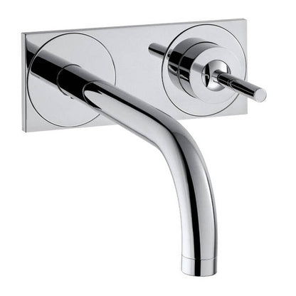 Baterie lavoar incastrata Hansgrohe Axor Uno2, cu placa, pipa 16 cm