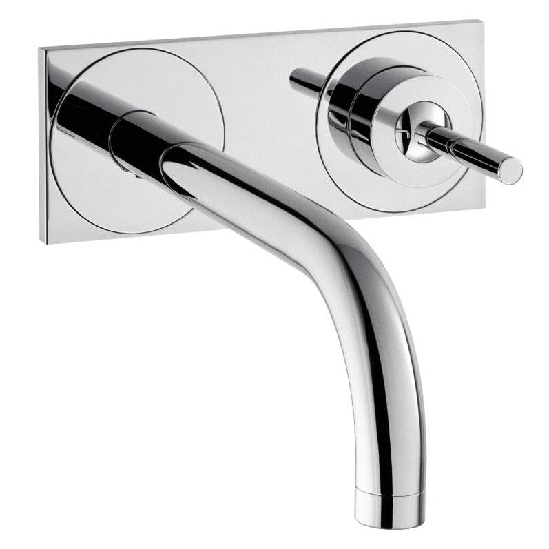 Baterie lavoar incastrata Hansgrohe Axor Uno2, cu placa, pipa 23 cm