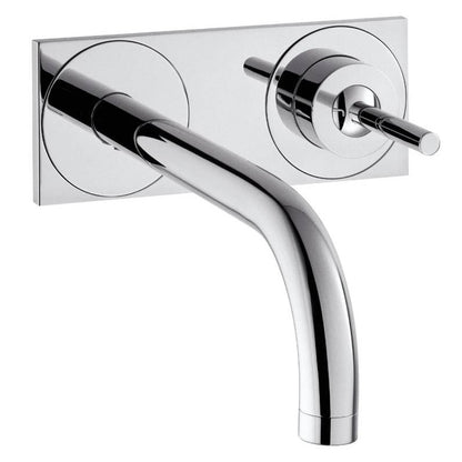 Baterie lavoar incastrata Hansgrohe Axor Uno2, cu placa, pipa 23 cm