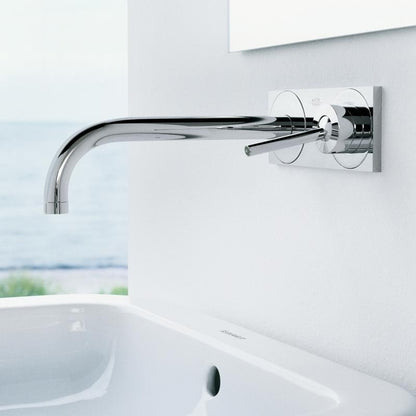 Baterie lavoar incastrata Hansgrohe Axor Uno2, cu placa, pipa 23 cm