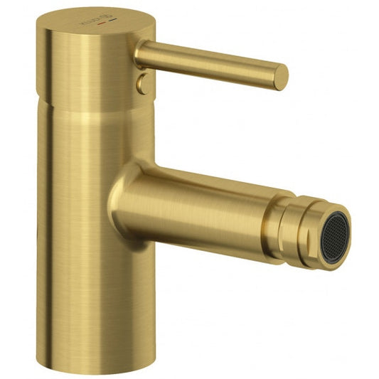 Kludi Bozz Baterie bideu monocomanda cu ventil pop-up, auriu periat (brushed gold)