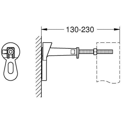 Grohe Rapid SL Set Promo Rezervor WC incastrat cu cadru, suport perete si clapeta de actionare Nova