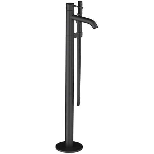 Kludi Bozz Baterie cada freestanding, negru mat