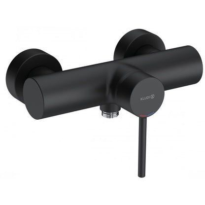 Kludi Bozz Baterie dus monocomanda, negru mat