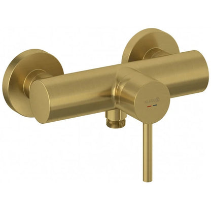 Kludi Bozz Baterie dus monocomanda, auriu periat (brushed gold)