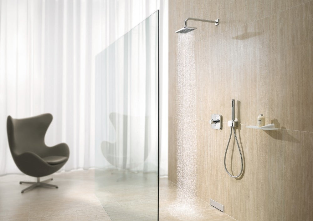 Kludi Push Baterie dus termostatata cu doua butoane, montaj incastrat 15x15 cm, crom