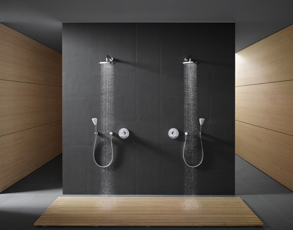 Kludi Push Baterie dus termostatata cu doua butoane, montaj incastrat Ø15 cm, crom