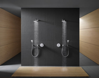 Kludi Push Baterie dus termostatata cu doua butoane, montaj incastrat Ø15 cm, crom