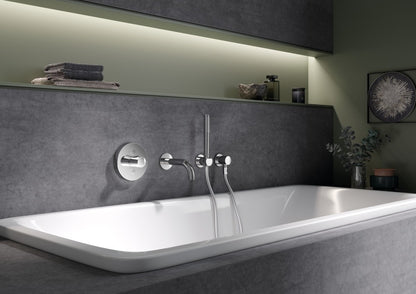 Kludi Push Baterie dus termostatata cu doua butoane, montaj incastrat Ø15 cm, crom