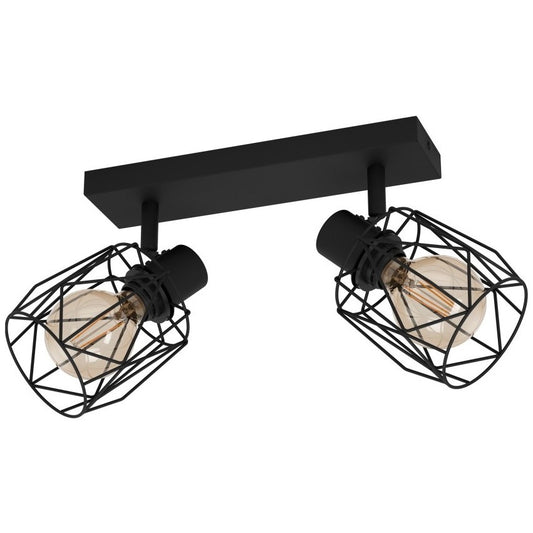 Eglo Tossino Plafoniera cu spoturi 2x40W, negru