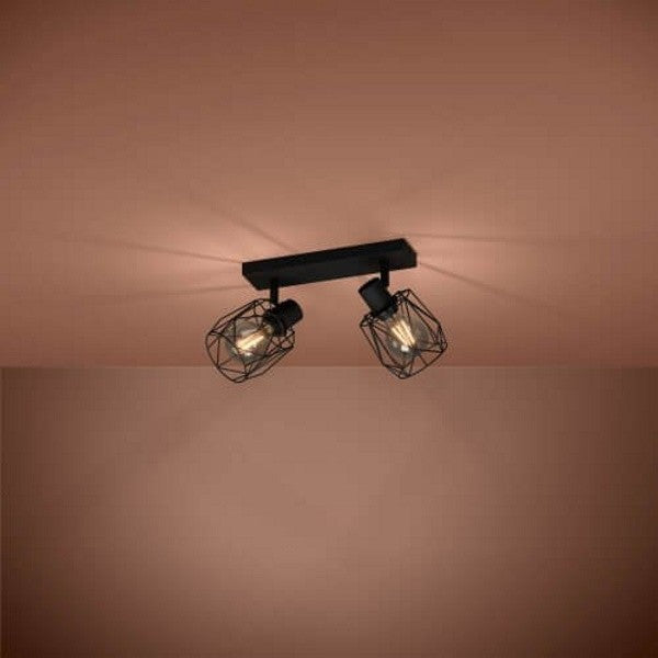 Eglo Tossino Plafoniera cu spoturi 2x40W, negru