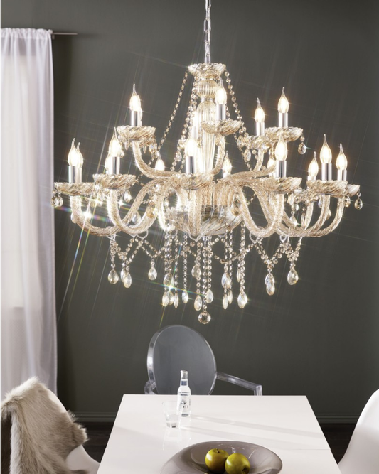 Eglo Basilano Lustra 18x40W, cognac