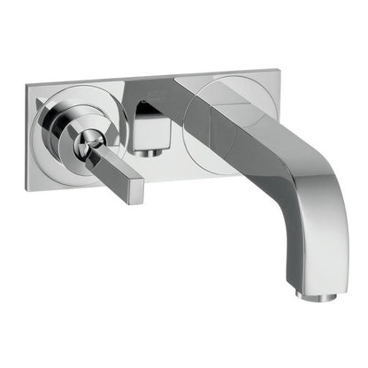 Baterie lavoar incastrata Hansgrohe Axor Citterio, cu placa, pipa 16 cm