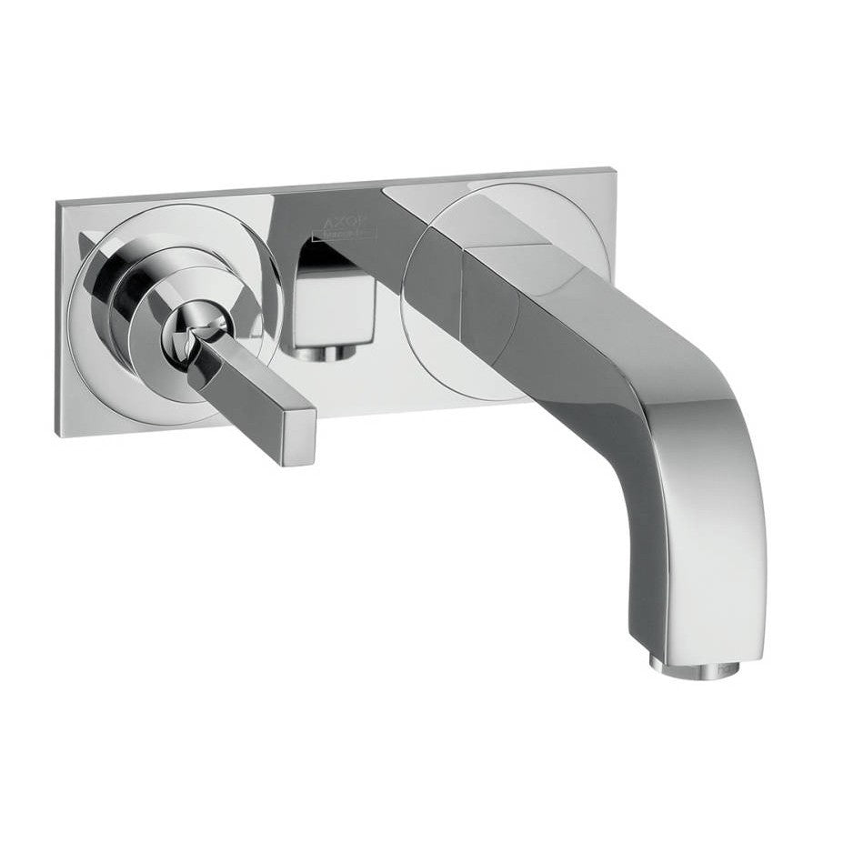 Baterie chiuveta baie incastrata Hansgrohe Axor Citterio, cu placa, pipa 22 cm