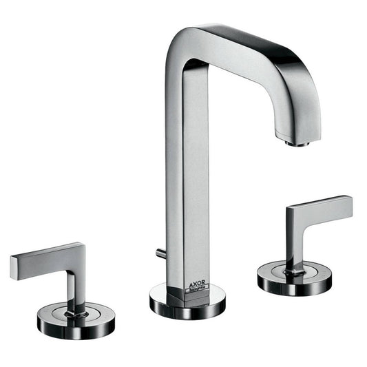 Baterie lavoar Hansgrohe Axor Citterio 170, dubla comanda, cu ventil pop-up, manere tip L