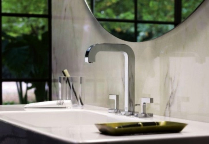 Baterie lavoar Hansgrohe Axor Citterio 170, dubla comanda, cu ventil pop-up, manere tip L