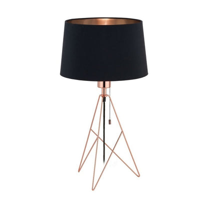 Eglo Camporale Veioza 1x60W, negru/cupru