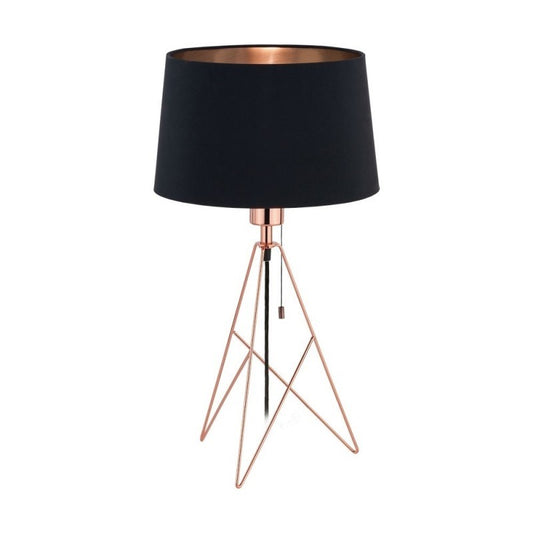 Eglo Camporale Veioza 1x60W, negru/cupru