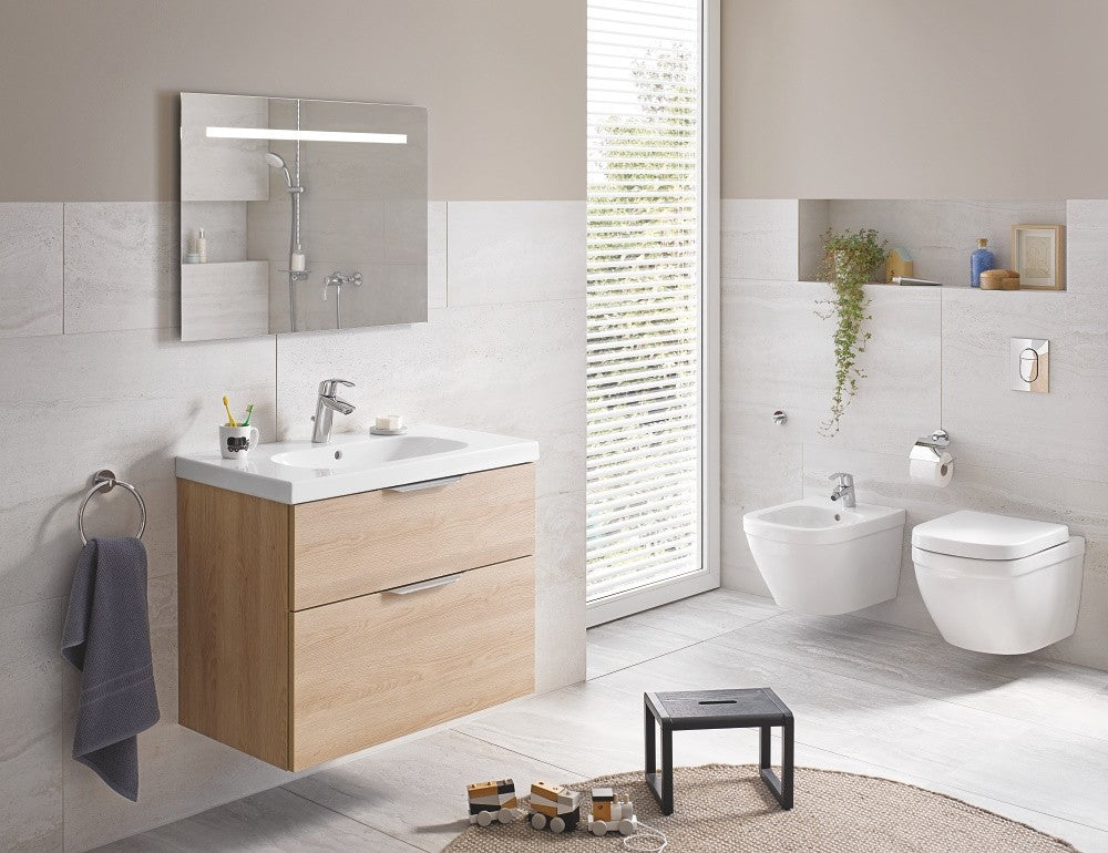 Vas WC suspendat Grohe Euro Ceramic Rimless 37x49 cm evacuare orizontala