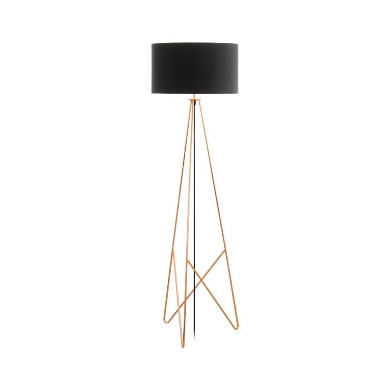 Eglo Camporale Lampadar 1x60W, negru/cupru