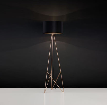 Eglo Camporale Lampadar 1x60W, negru/cupru