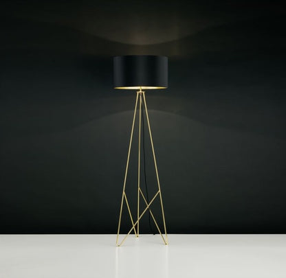 Eglo Camporale Lampadar 1x60W, negru/auriu