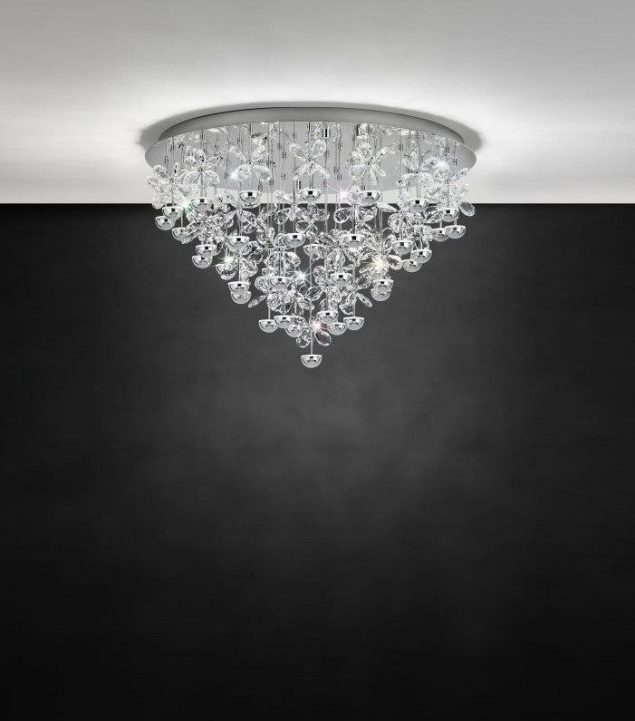 Eglo Pianopoli Plafoniera 43x1.8W, transparent