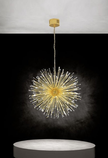 Eglo Vivaldo 1 Pendul 32x1.2W, auriu/transparent