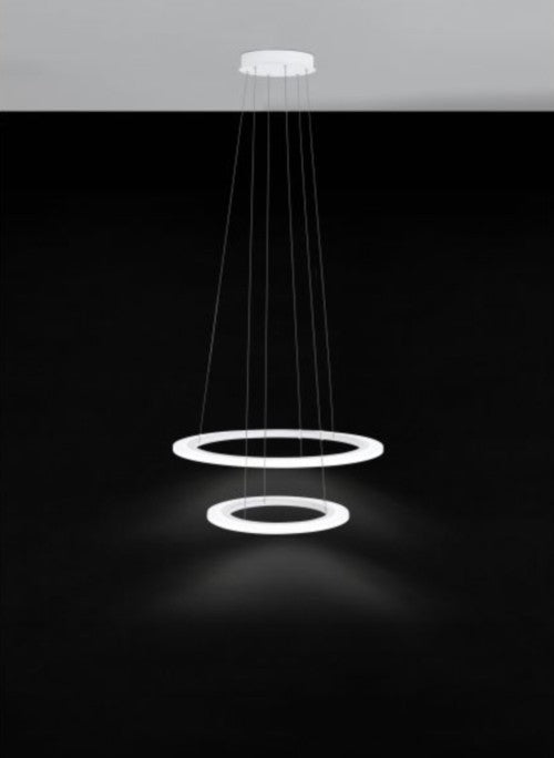 Eglo Penaforte Pendul 1x30.5W si 1x18.5W, alb