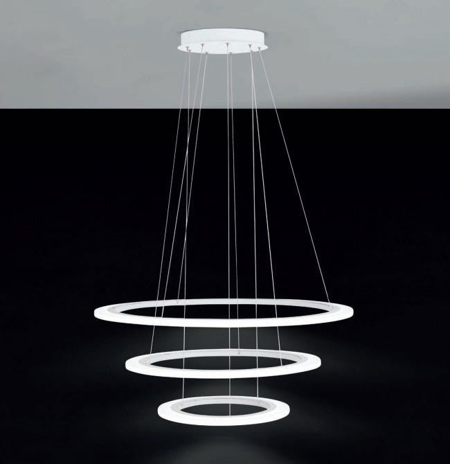 Eglo Penaforte Pendul 1x18.5W, 1x30.5W si 1x42.5W, alb