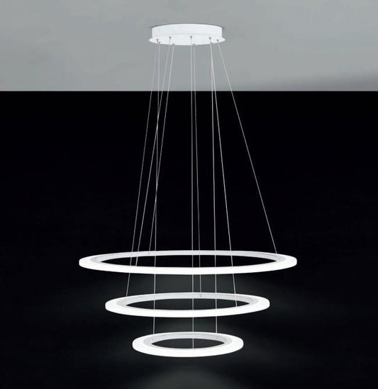 Eglo Penaforte Pendul 1x18.5W, 1x30.5W si 1x42.5W, alb