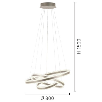 Eglo Tonarella Pendul 1x78W, 1x65W si 1x34W