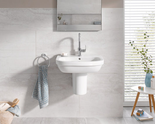 Lavoar baie pe blat Grohe Euro Ceramic 60x48 cm