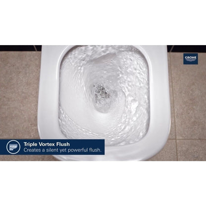 Vas WC pe pardoseala Grohe Euro Ceramic Rimless 37x67 cm evacuare orizontala