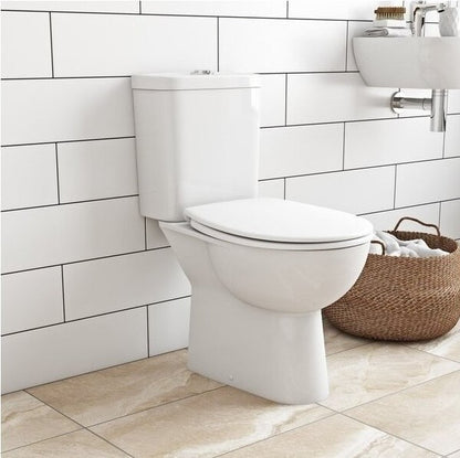 Vas WC pe pardoseala Grohe Bau Ceramic Rimless 36x62 cm evacuare orizontala sau verticala