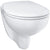 Set Vas WC suspendat cu capac soft close Grohe Bau Ceramic Rimless 37x53 cm evacuare orizontala