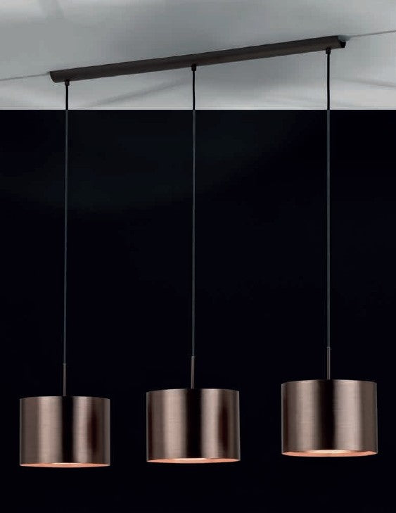 Eglo Saganto 1 Pendul 3x60W, cupru