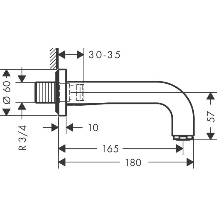 Hansgrohe Axor Citterio Pipa