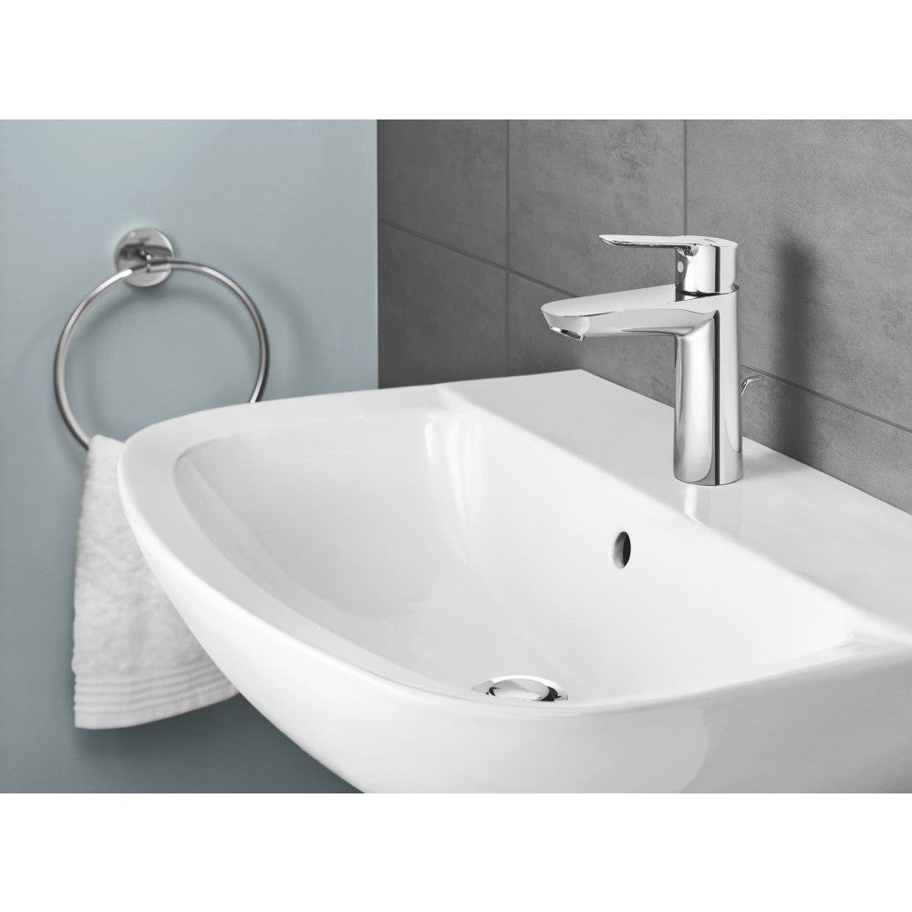 Chiuveta baie suspendata Grohe Bau Ceramic 65x47 cm, cu semipicior