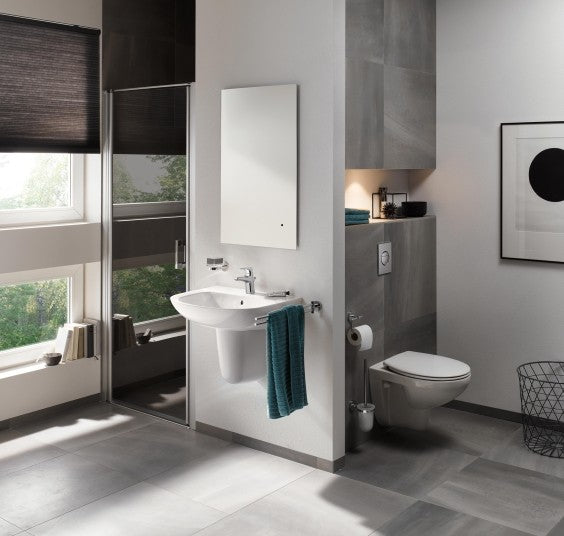 Vas WC suspendat Grohe Bau Ceramic Rimless 37x53 cm evacuare orizontala