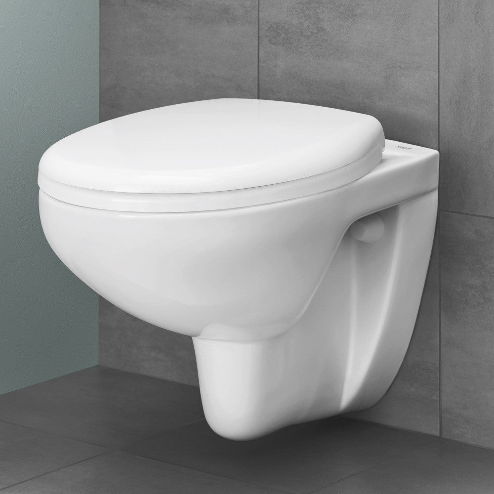 Vas WC suspendat Grohe Bau Ceramic Rimless 37x53 cm evacuare orizontala