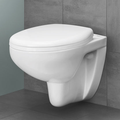 Vas WC suspendat Grohe Bau Ceramic Rimless 37x53 cm evacuare orizontala