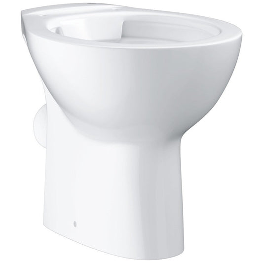 Set promo Vas WC pe pardoseala cu rezervor aparent si capac Grohe Bau Ceramic Rimless 36x52 cm evacuare orizontala