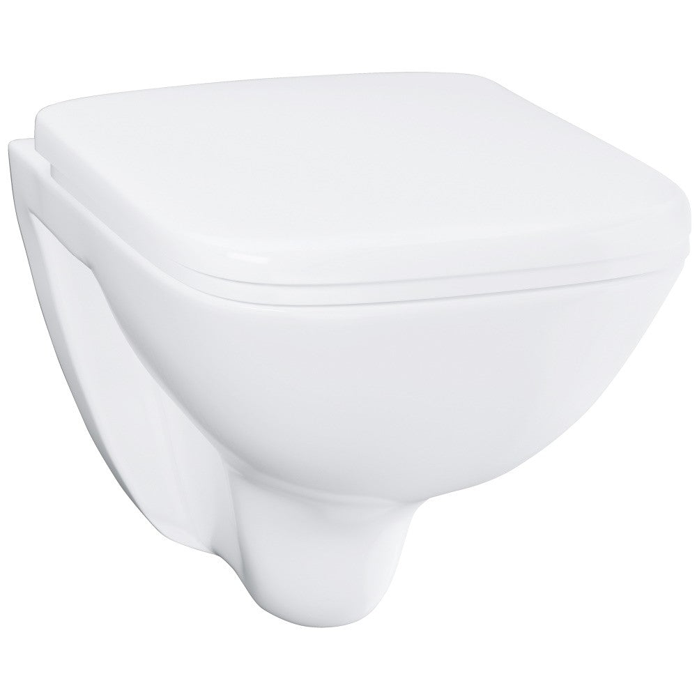 Set Vas WC suspendat cu rezervor incastrat, clapeta si capac Grohe Solido Square 37x53 cm evacuare orizontala
