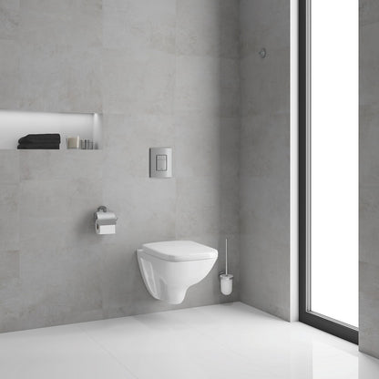 Set Vas WC suspendat cu rezervor incastrat, clapeta si capac Grohe Solido Square 37x53 cm evacuare orizontala