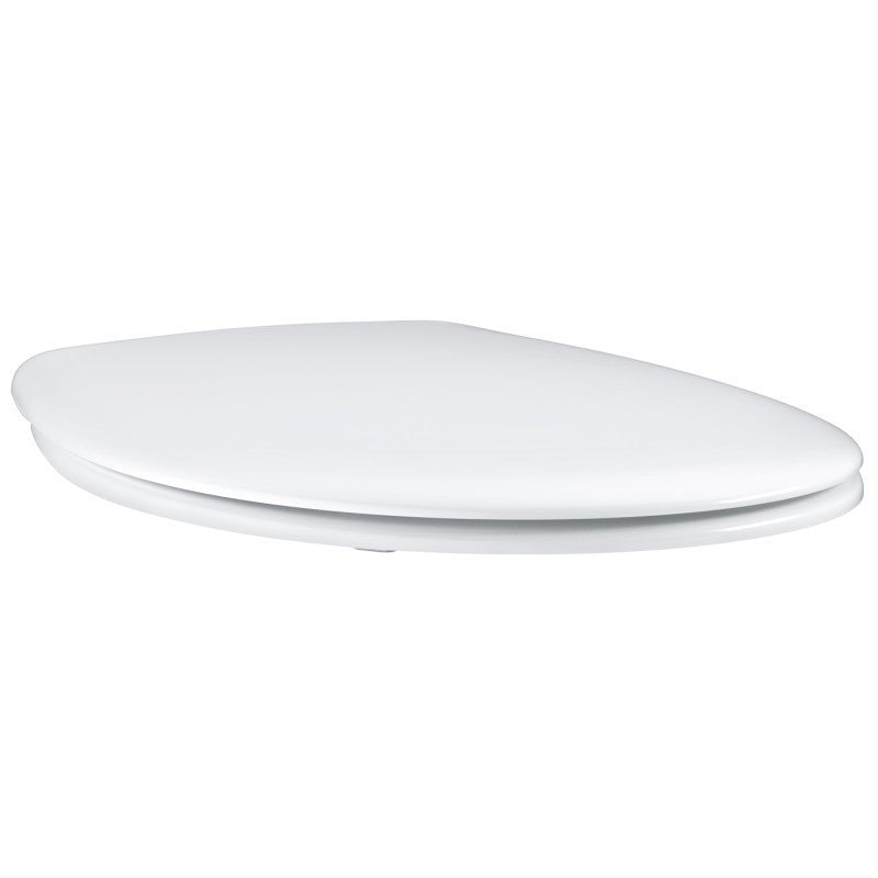 Set Vas WC pe pardoseala cu capac si bideu Grohe Bau Ceramic Rimless 36x52 cm evacuare orizontala