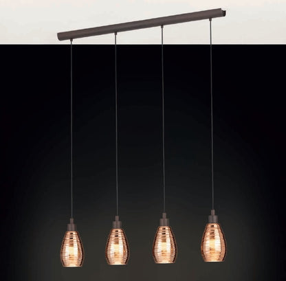 Eglo Siracusa Pendul 4x60W, cupru